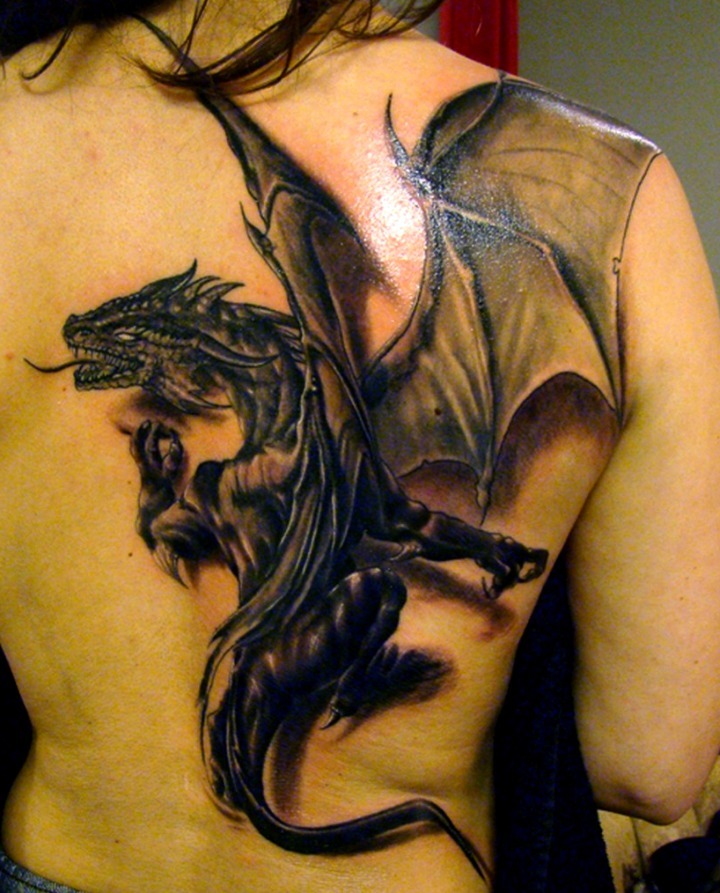 Tattoos de dragones en 3D