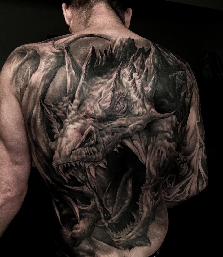 Tattoos de dragones en 3D