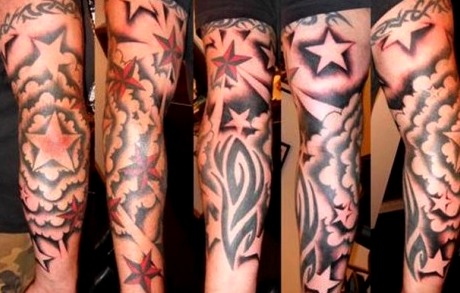 Tattoos de estrellas para hombres