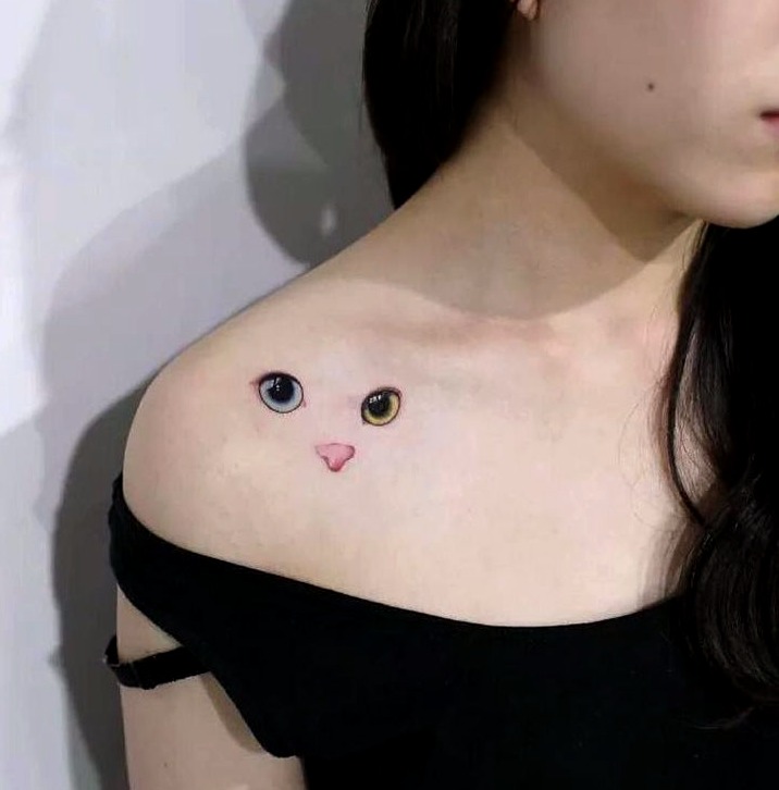 Tattoos de ojos de gatos