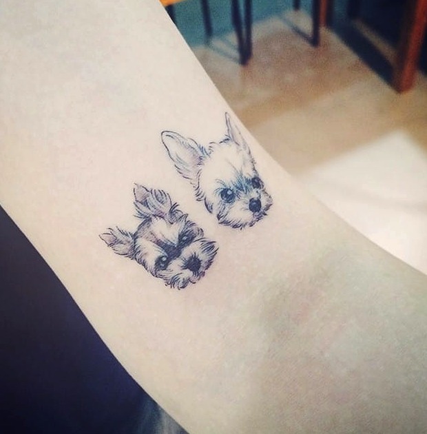 Small dog tattoos