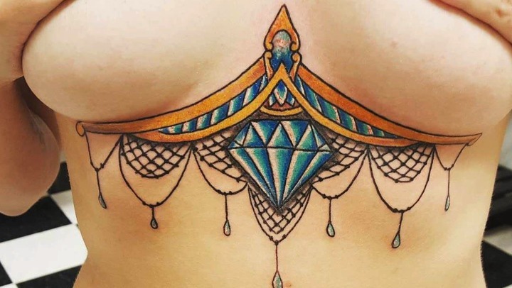 Tattoos debajo del pecho
