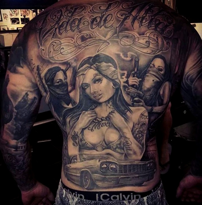 Tatuajes chicanos para hombres
