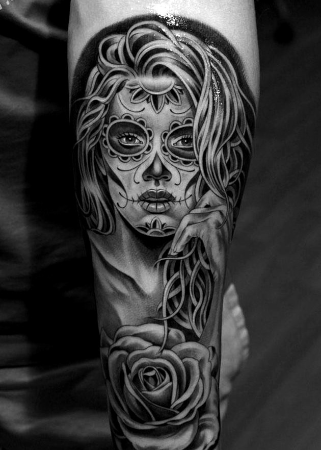 Tatuajes chicanos para mujeres
