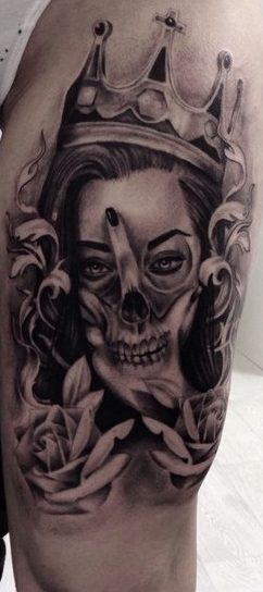 Tatuajes chicanos para mujeres