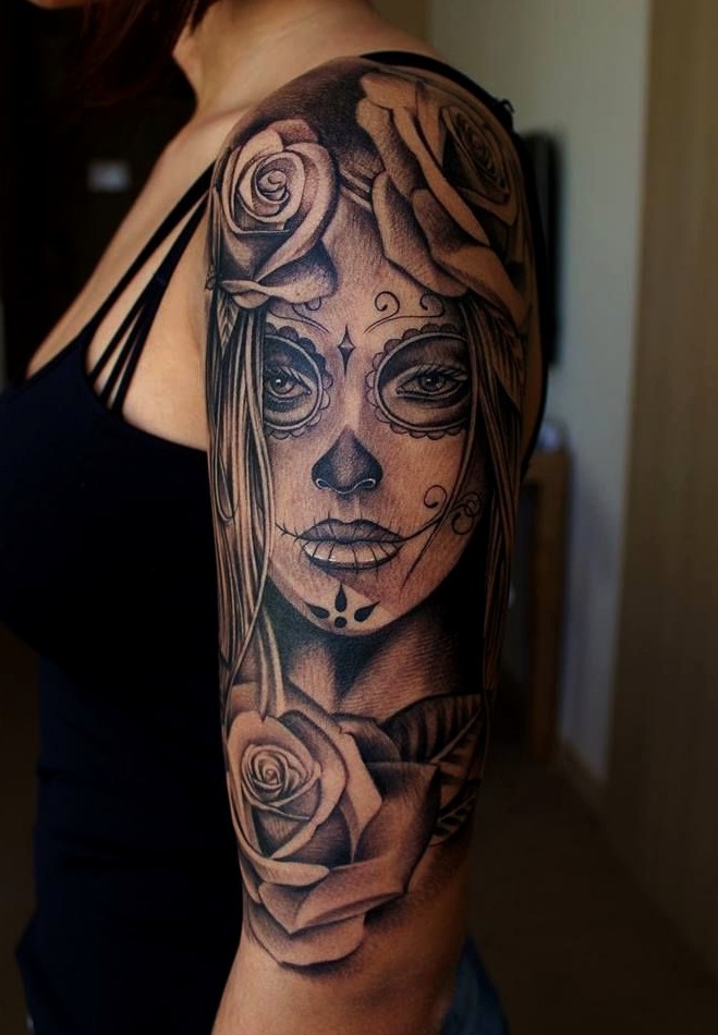 Tatuajes chicanos para mujeres