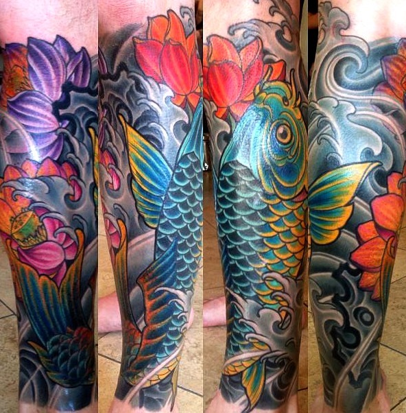 Tatuajes de carpas japonesas