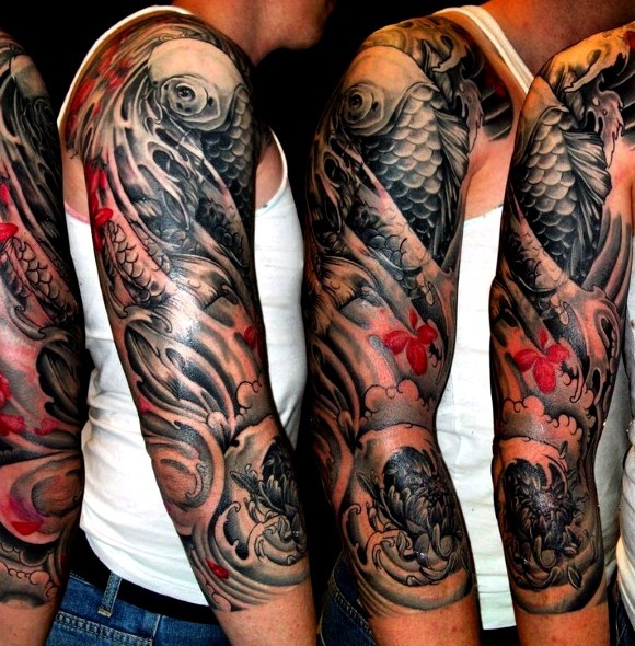 Tatuajes de carpas japonesas