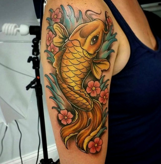 Tatuajes de carpas japonesas
