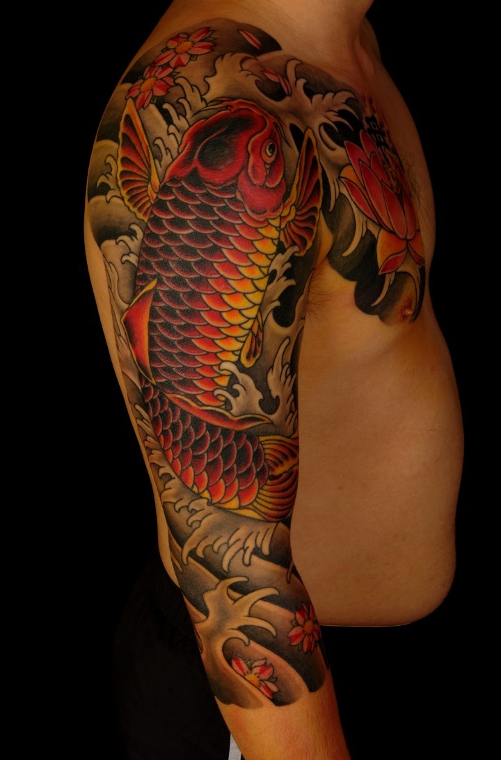 Tatuajes de carpas japonesas