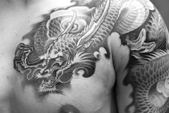Tatuajes de dragones japoneses