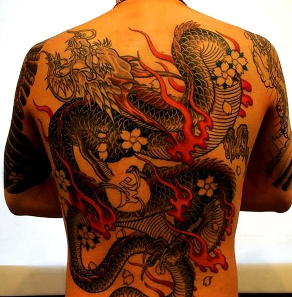 Tatuajes de dragones japoneses