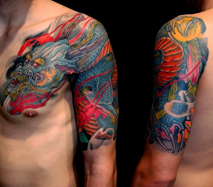 Tatuajes de dragones japoneses