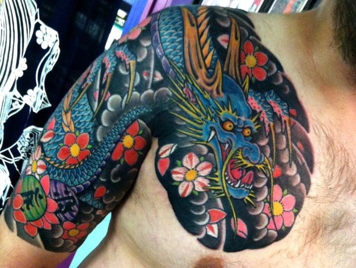 Tatuajes de dragones japoneses