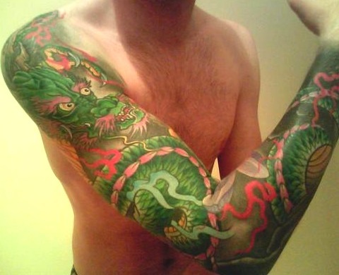 Tatuajes de dragones japoneses