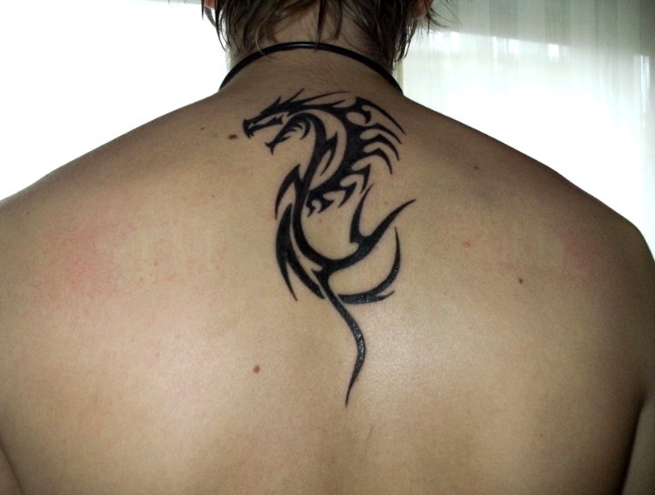 Tatuajes de dragones tribales