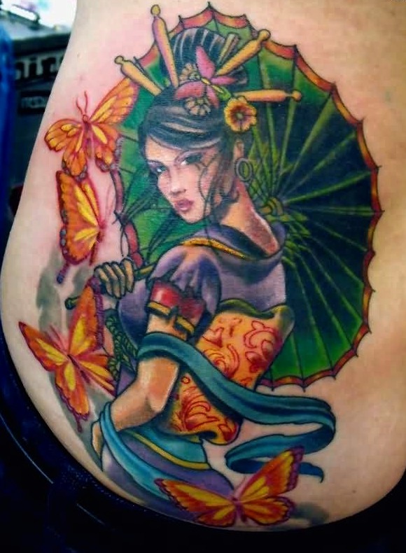 Tatuajes de geishas
