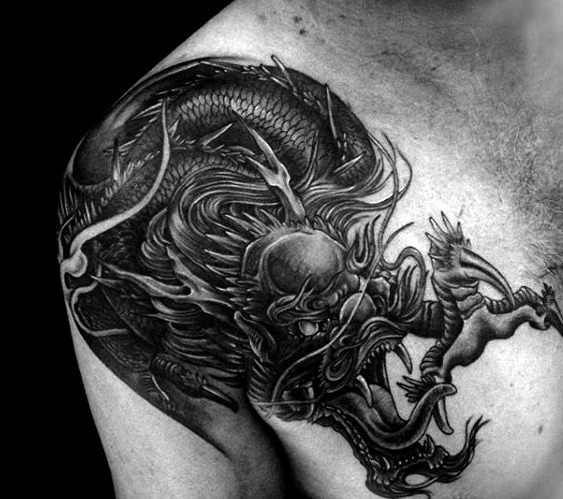 Tatuajes del dragón japonés