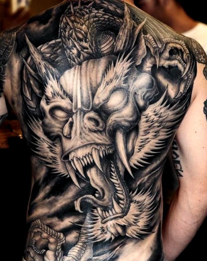 Tatuajes del dragón japonés