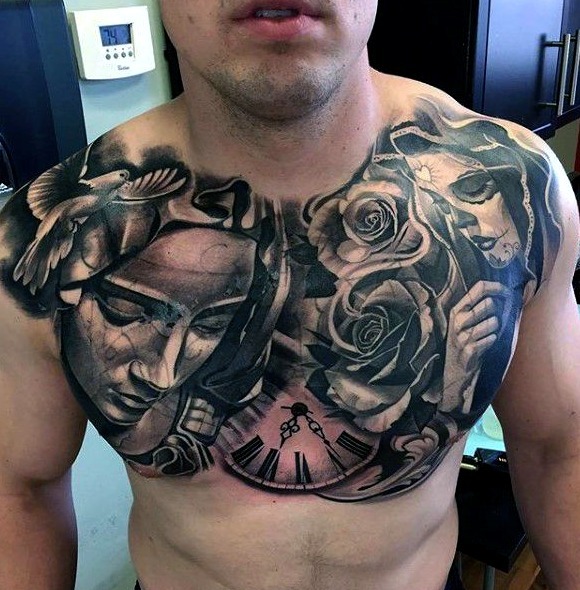 Tatuajes en el pecho para hombres