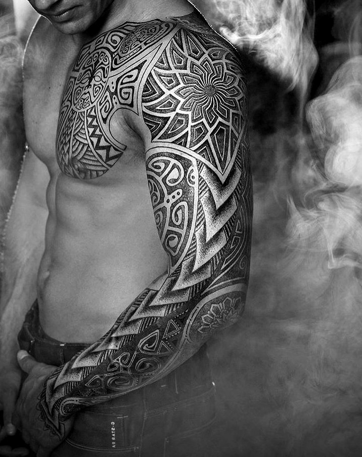 Tatuajes maoríes para hombres