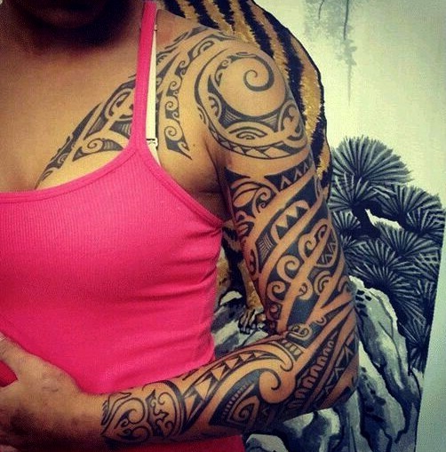 Tatuajes maoríes para mujeres